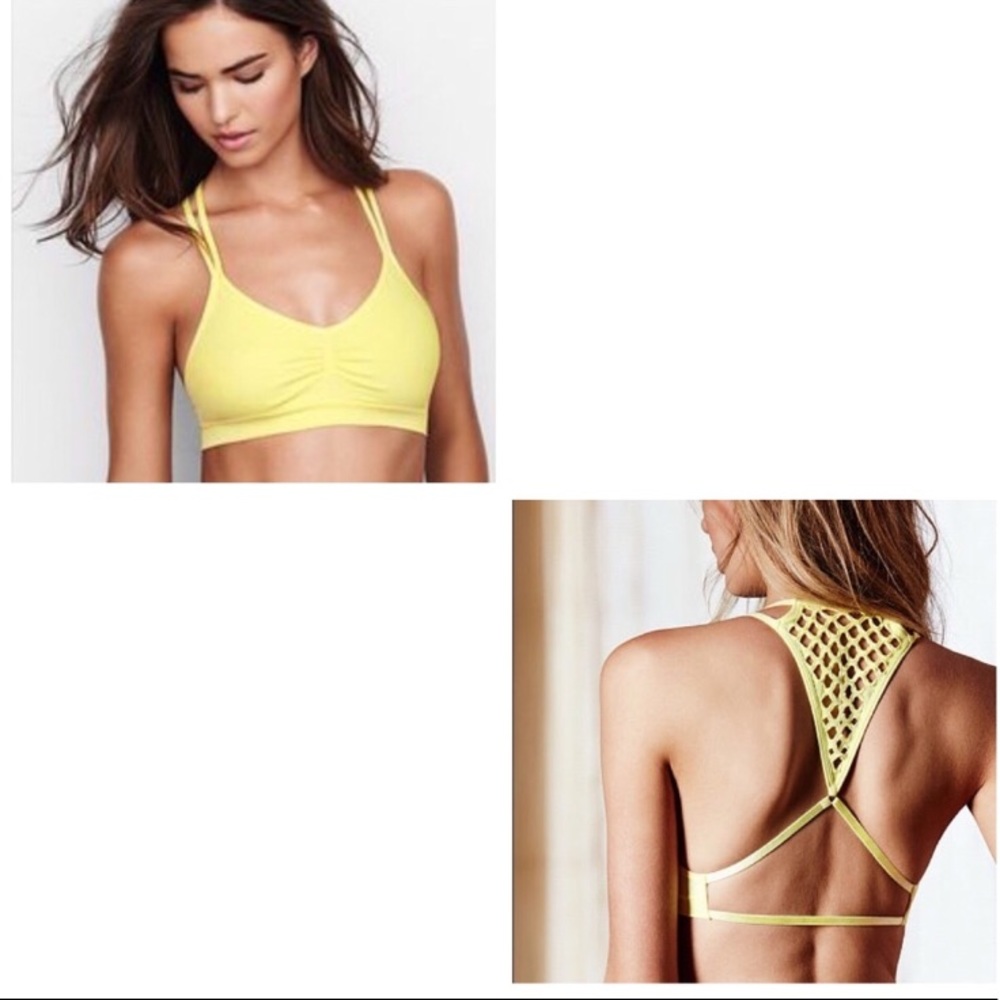 Victoria’s Secret Racerback yellow bralette small